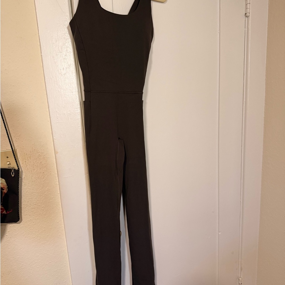 Athleta Brown Jumpsuit Small